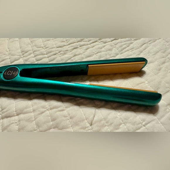 ICHI 1 Inch Ceramic Hair Straightening Iron Glitter Green NEW No Box - Picture 9 of 10